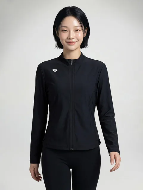 솔라랩 여성 집업 래쉬가드 A6BL1QR14BLK