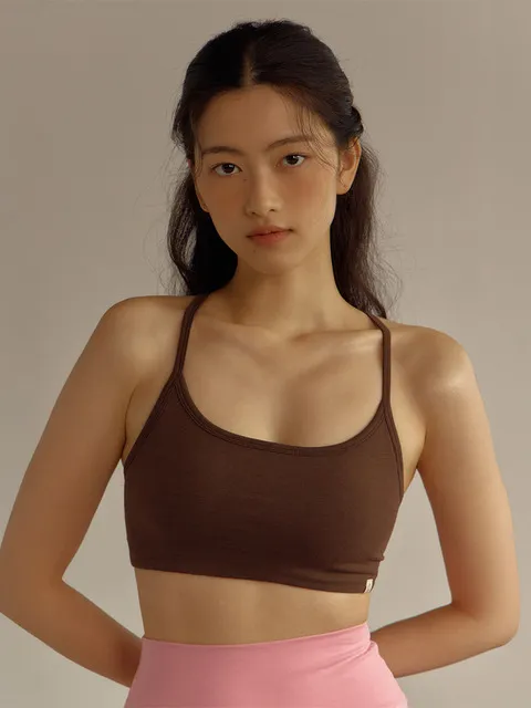 loop Bra Top (Dark Brown)
