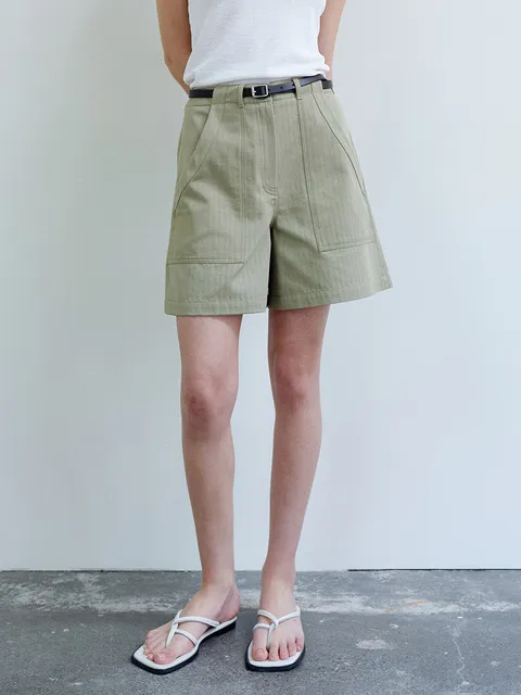 TIS CLASSIC COTTON SHORT PANTS_2COLORS