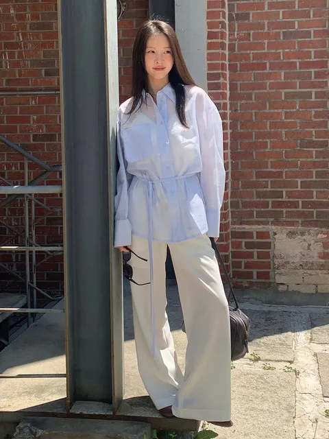 Summer Light Bootcut Trousers_3color