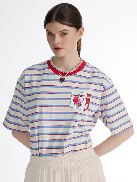Striped Short Sleeve TS