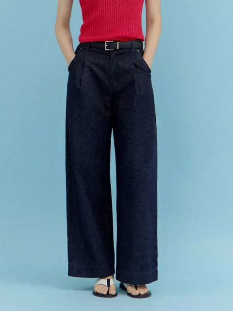 Deli Basic Cotton Pants_Blue