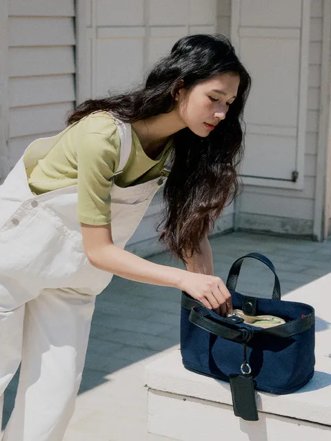 Posada Canvas Bag - NAVY