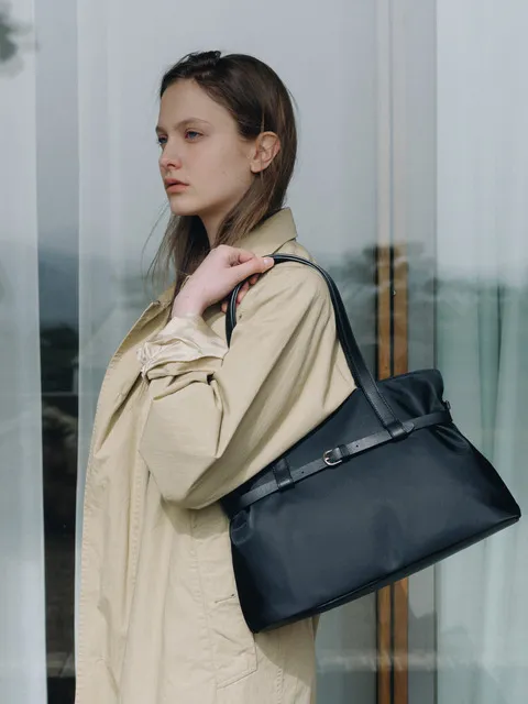 ROAH Tote Nylon Black