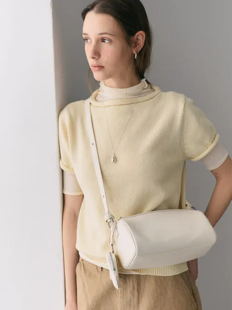 Basset Round Bag Cream
