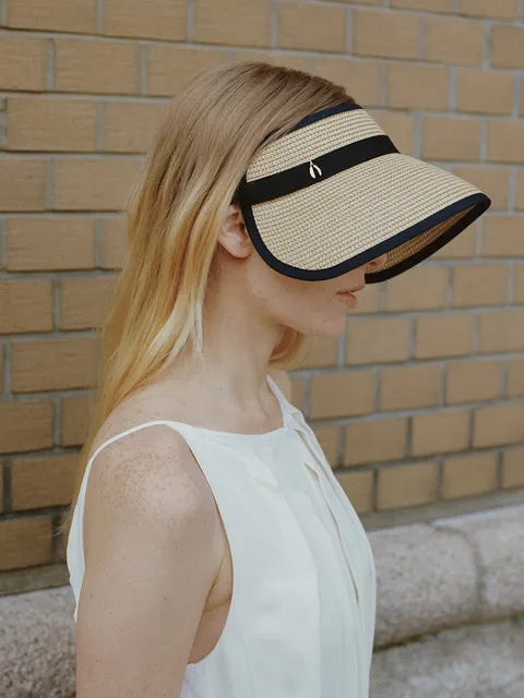 One Mile Sun Visor_Wide_Solid Beige