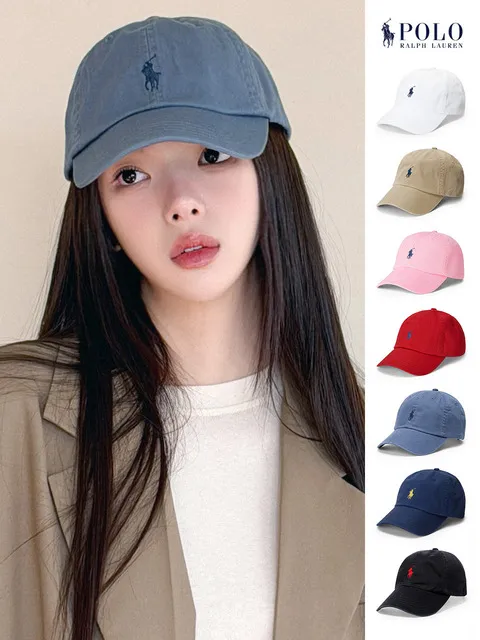 폴로 랄프로렌 포니 볼캡 남녀공용 폴로 치노 볼캡