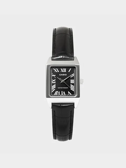 CASIO 카시오 LTP-V007L-1B 여성시계 가죽밴드 손목시계