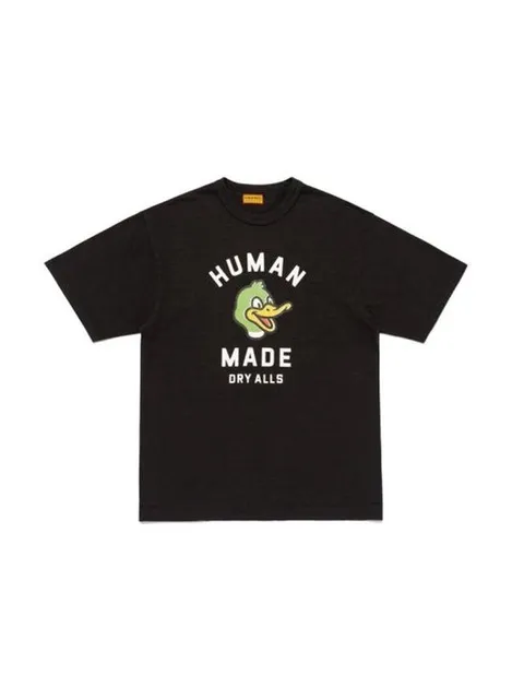 26SS 휴먼메이드 반팔 티셔츠 HM31TE008 BLACK DOM