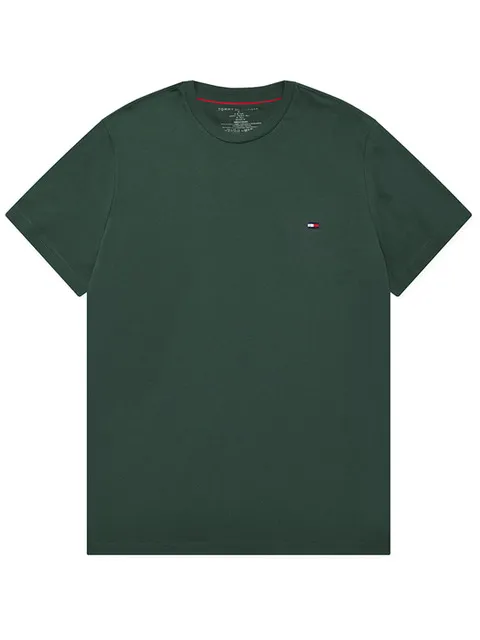 타미힐피거 스몰로고 반팔티셔츠 스프루스 09T3139-302