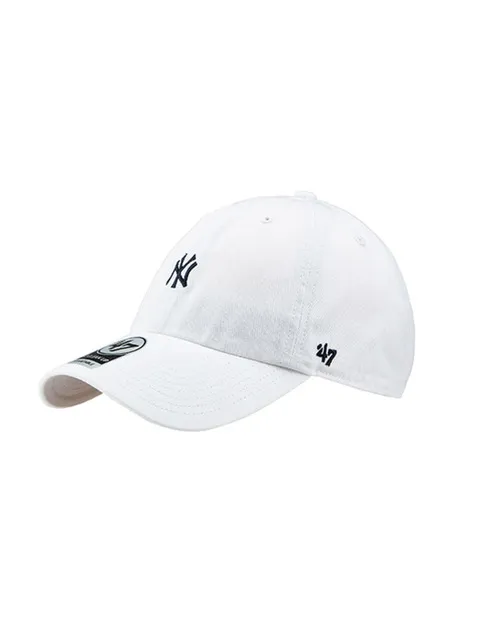 47브랜드 B-BSRNR17GWS-WH 클린업 NY 뉴욕 양키스 스몰 로고 볼캡