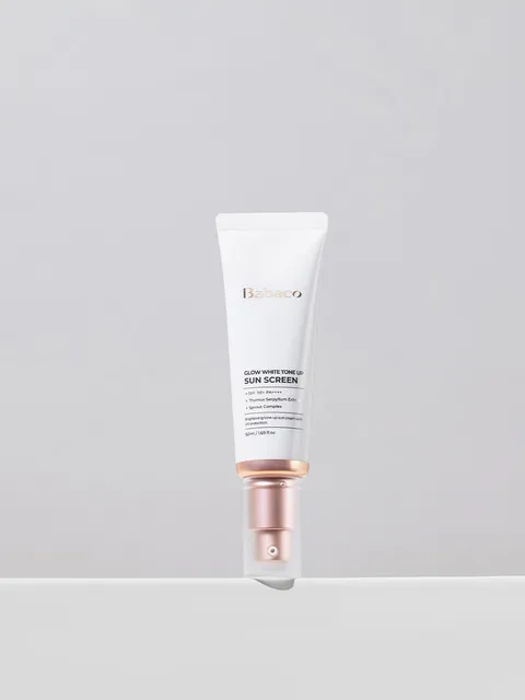 바바코 글로우 화이트 톤업 선크림 50ml