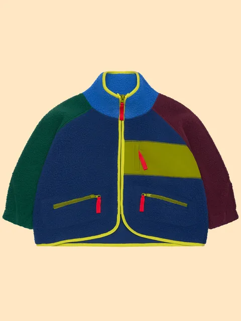 FRISE SHERPA FLEECE JACKET, combination