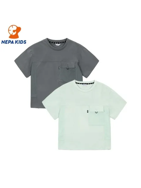 NEPA KIDS 네파키즈 공용 테시트 우븐 티셔츠 KKD5318