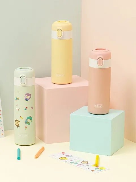 에디슨 원터치 키즈 텀블러 250ml