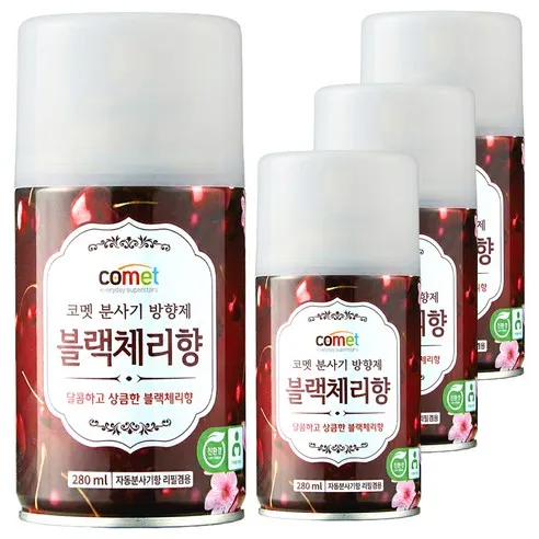 코멧 분사기 방향제 블랙체리향 자동분사기 겸용
