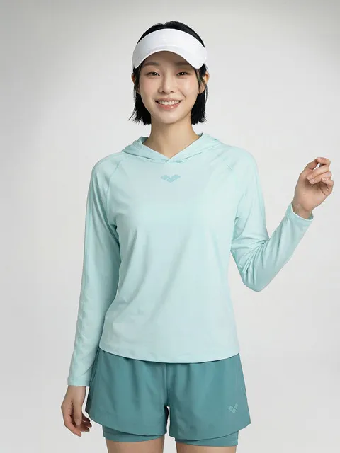 아이스핏 여성 후디 래쉬가드 A6BL1QR23LMT