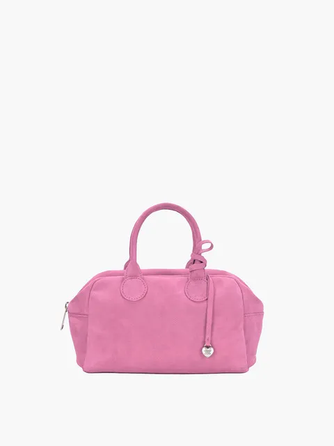SOFT BOWLING_pink suede