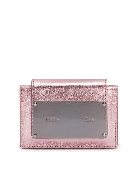 ACCORDION WALLET IN INDIAN PINK