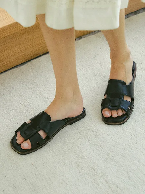 Leah 피셔맨 슬라이드 샌들(2.5cm)_AQF1502 l 5color