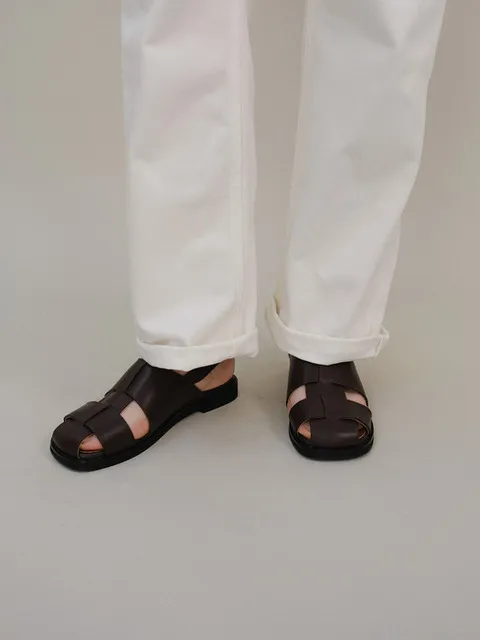 Puzzle sandals Umber