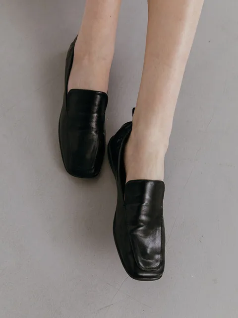 me019 square stich modern loafer 스퀘어 스티치 모던 아웃솔 드라이빙 로퍼 NEW