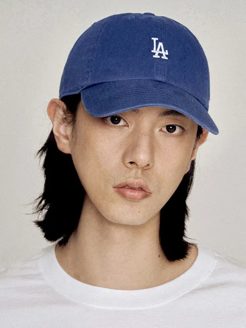 47브랜드 LA 스몰로고 볼캡 MLB모자 로얄블루
