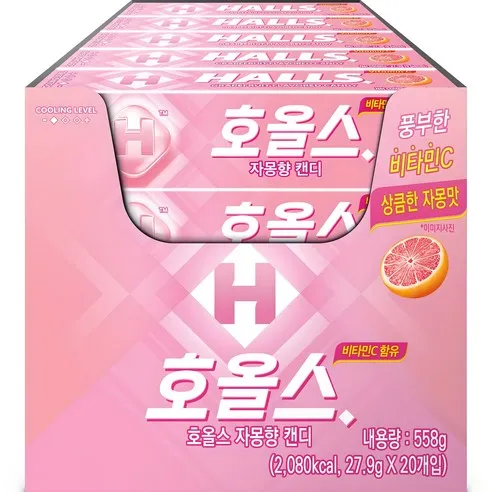 호올스 스틱 자몽 캔디