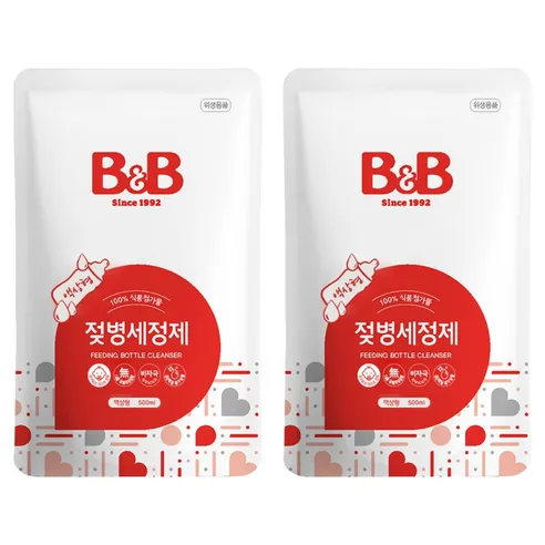 비앤비 액상형 젖병세정제 리필 허브향