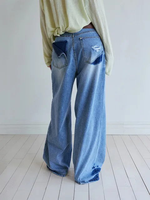 KYLE RIVET WIDE DENIM_MEDIUM BLUE