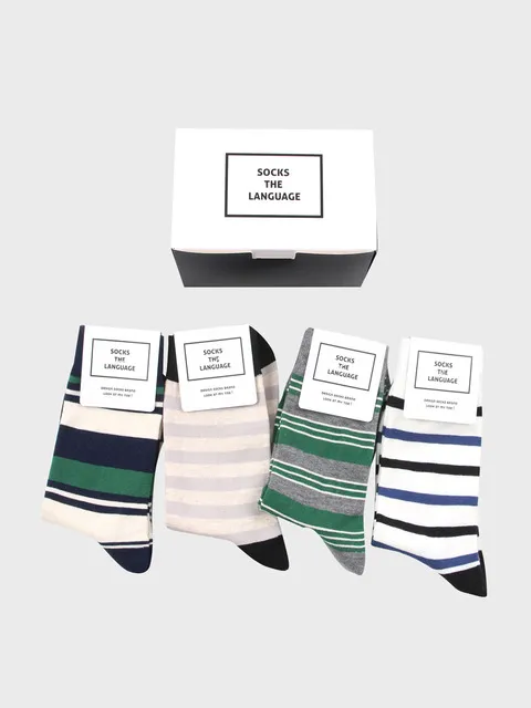 스프링 양말 4SET