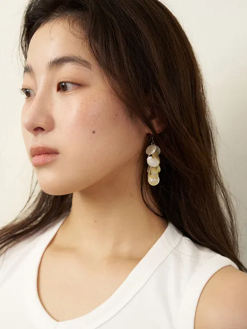 shell bundle drop earring