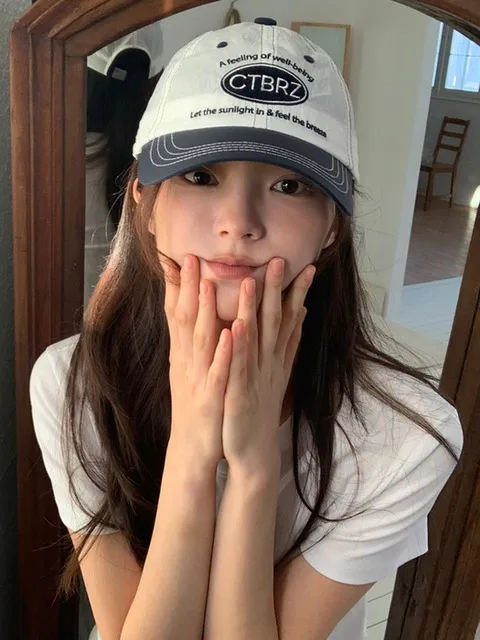 CTBRZ 나일론 배색 볼캡_NAVY
