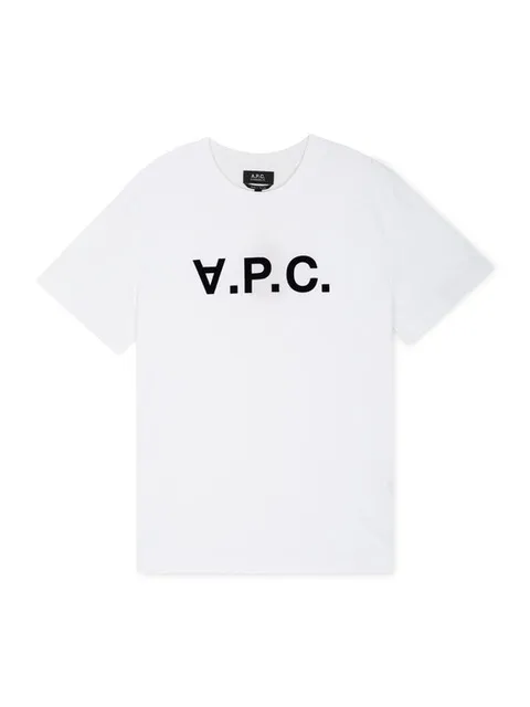 아페쎄 남성 VPC 로고 블랑/다크네이비 반팔티 COHBM M26384 TAE