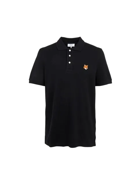 MAISON KITSUNE 메종키츠네 폭스헤드 남성 카라 반팔티셔츠 PM00209KP0002 P199