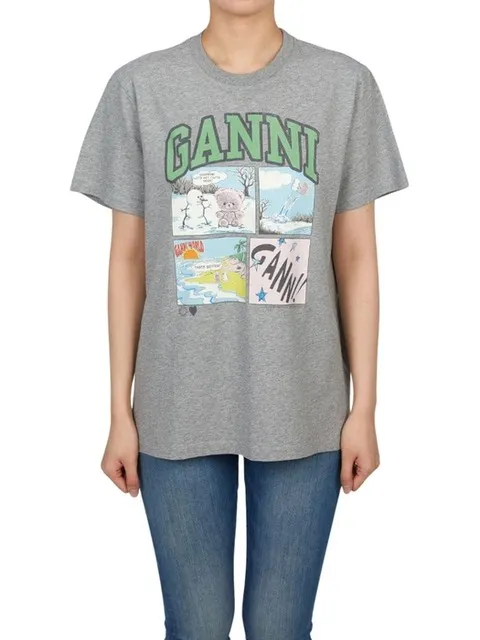 GANNI 가니 반팔티셔츠 A1050070 920