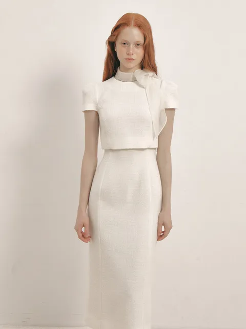 Overlay Scarf Dress(3color)