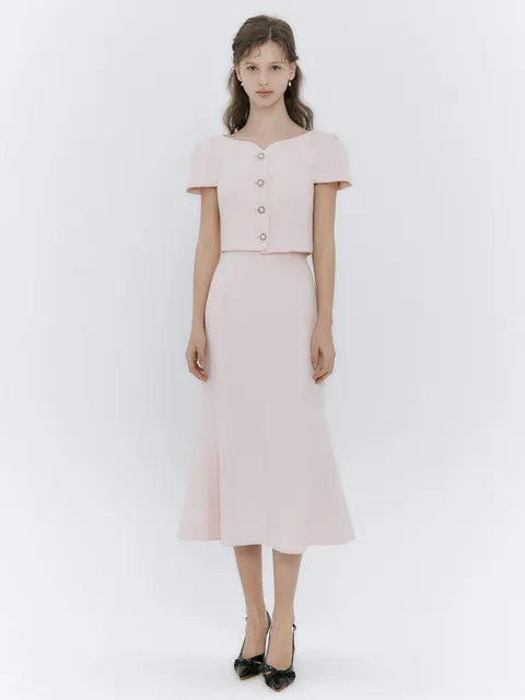 Eveliina tweed skirt (2colors)