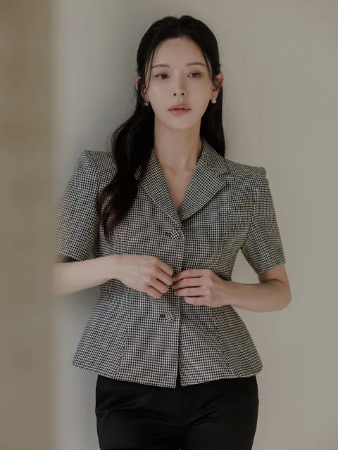 하운드투스 훌 반팔 자켓_Black