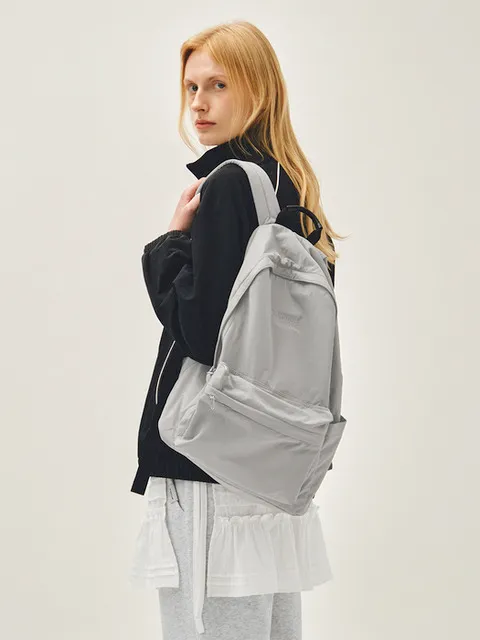 CLASSIC LOGO LIGHT BACKPACK gray
