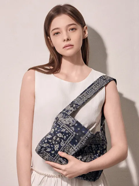 Check Paisley Little hobo Bag_3color