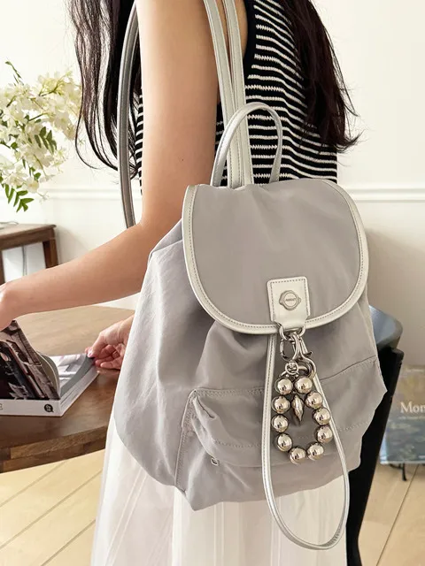 H Hailey Nylon Backpack_3colors