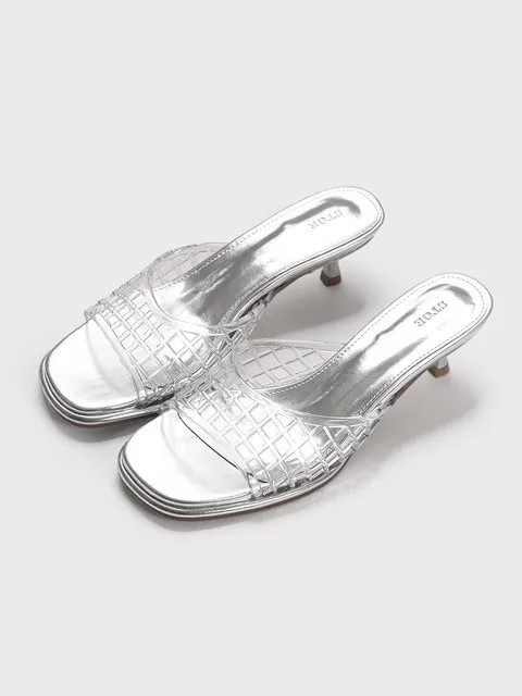 Ciel Jelly Kitten heel_Silver