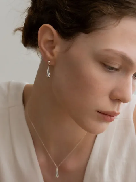 Long Shell Drop Earring