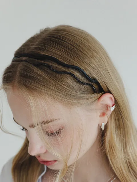 Spangle Wave Slim Twinkle Hair Band H01074