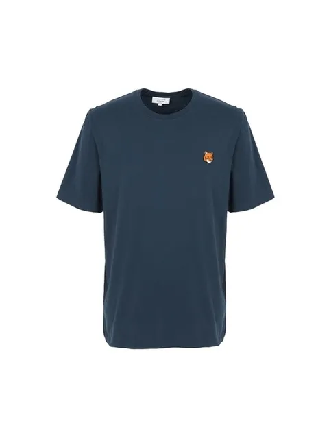 MAISON KITSUNE 메종키츠네 폭스헤드 남성 반팔티셔츠 PM00107KJ7026 0413