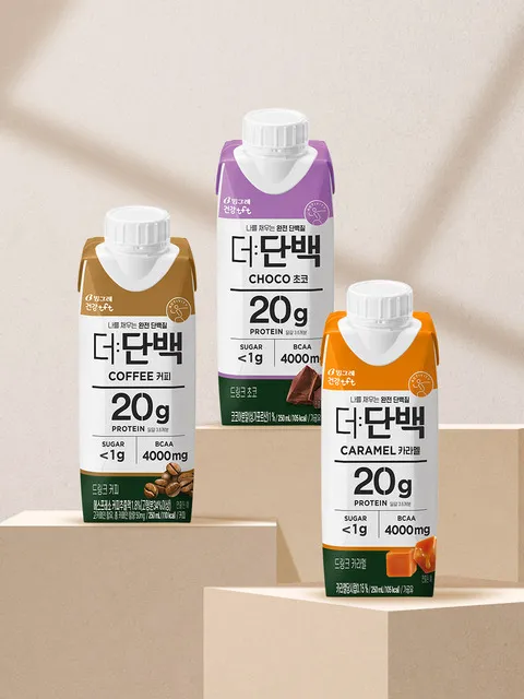 빙그레 더단백 드링크 250ml 18팩 / 초코 커피 카라멜