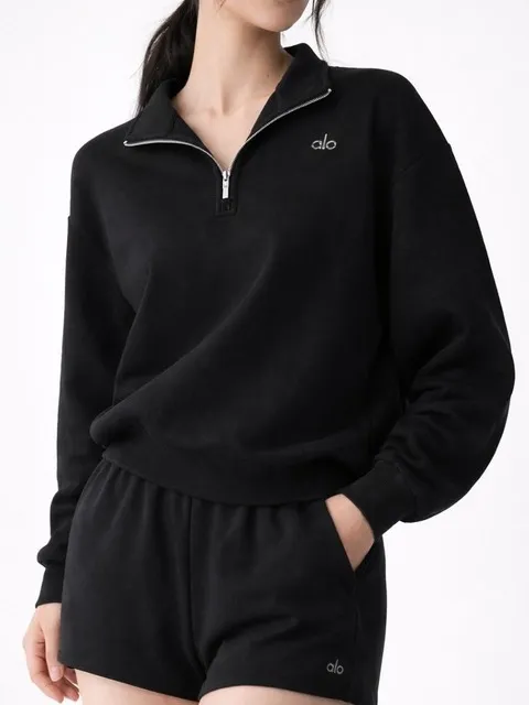 Accolade 1/4 Zip Pullover Black
