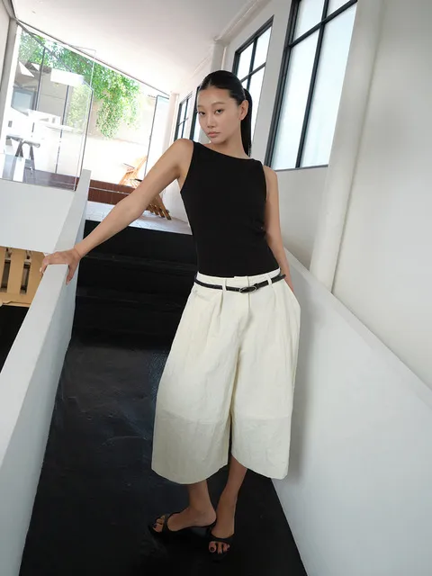 Dry Bermuda Pants_CREAM