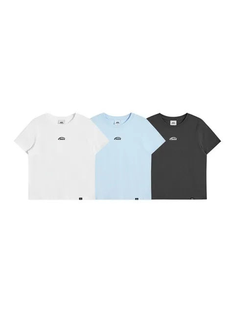 (W) 3PACK T-SHIRT SET B (WH/PB/CH)